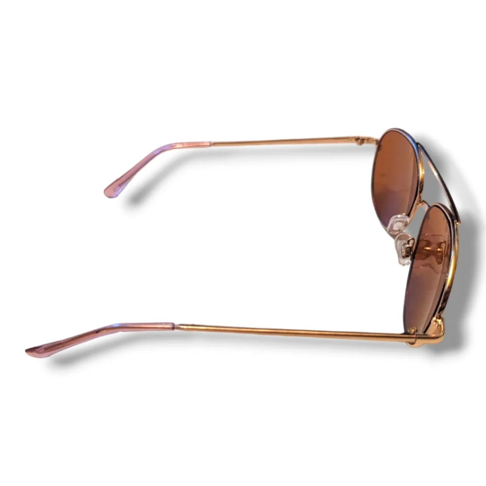 Gymboree Girls One Size Rosegold Sunglasses